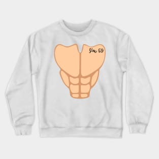 Six Pack I'm 59th Birthday Funny Men Crewneck Sweatshirt